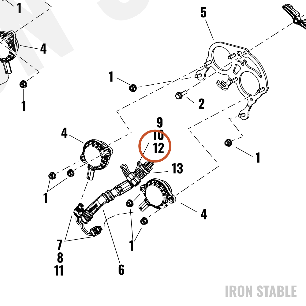 Harley-Davidson Connector, Housing, 4-Way Socket
