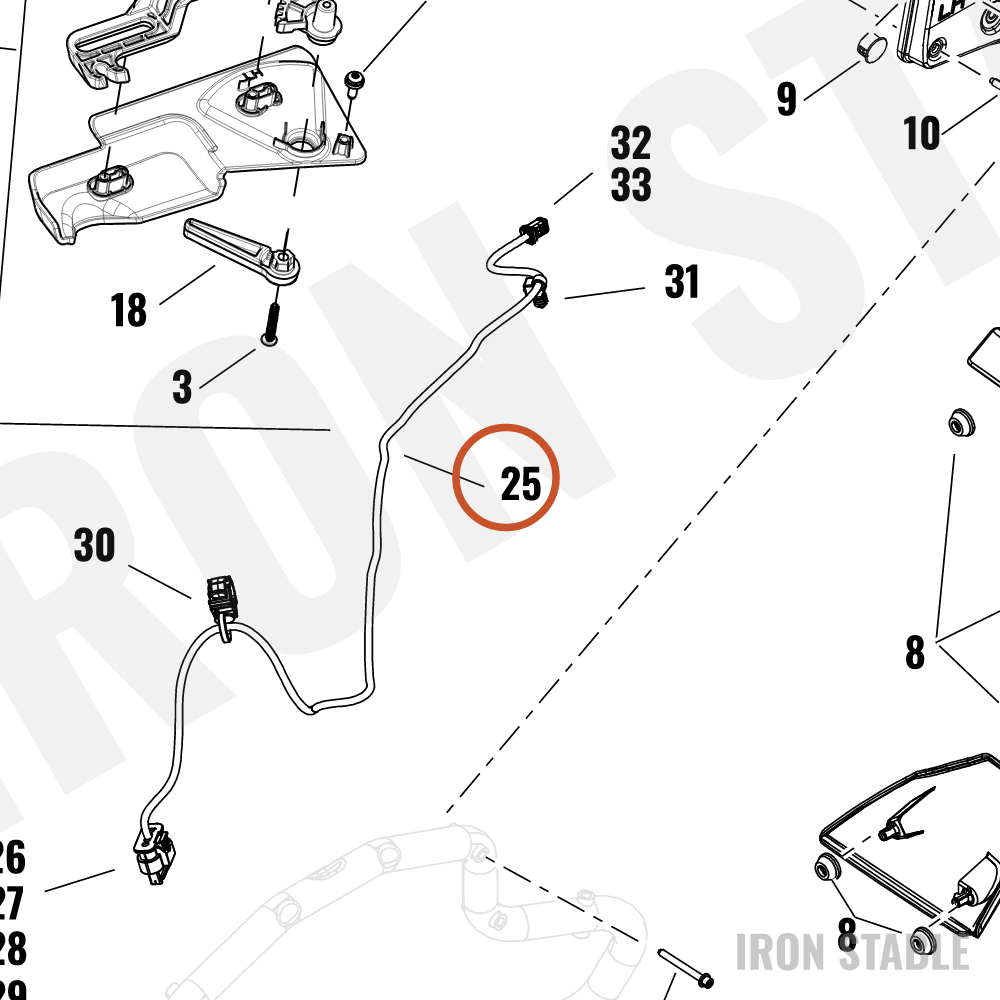 Harley-Davidson Harness, Wire, Foglamps