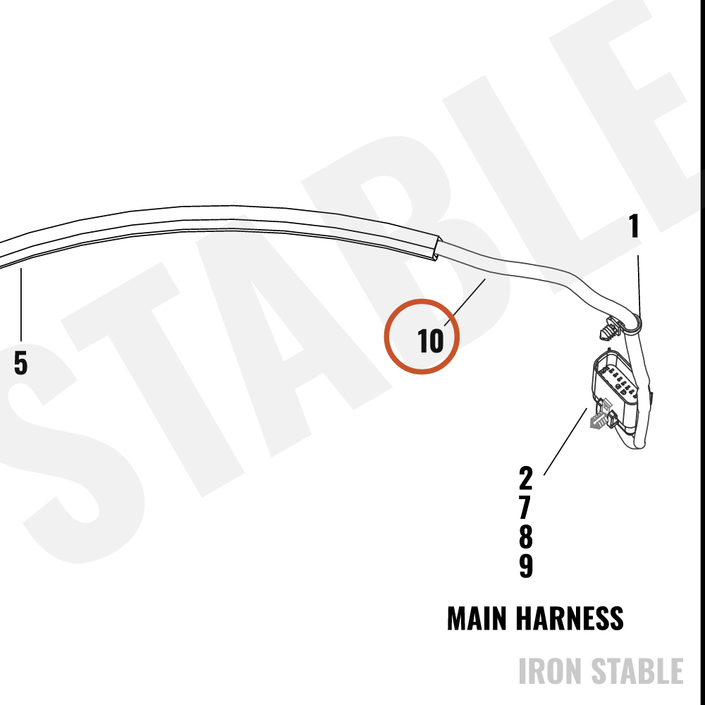 Harley-Davidson Harness, Wire, Rear, Lighting