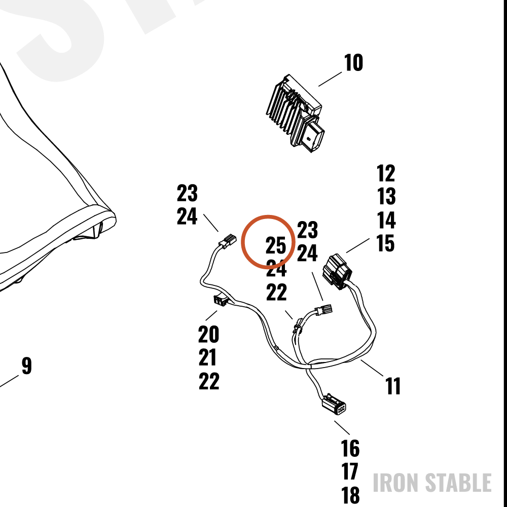 Harley-Davidson Connector, 2-Way Pin