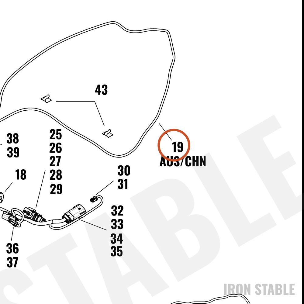 Harley-Davidson Harness, Wire, T-Pak, Cvo Aus/Chn