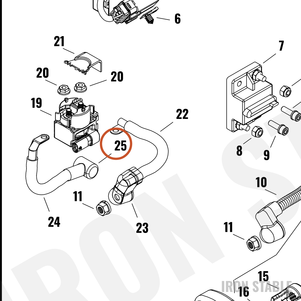 Harley-Davidson Wire Harn Sub-Component, Rubber Boo