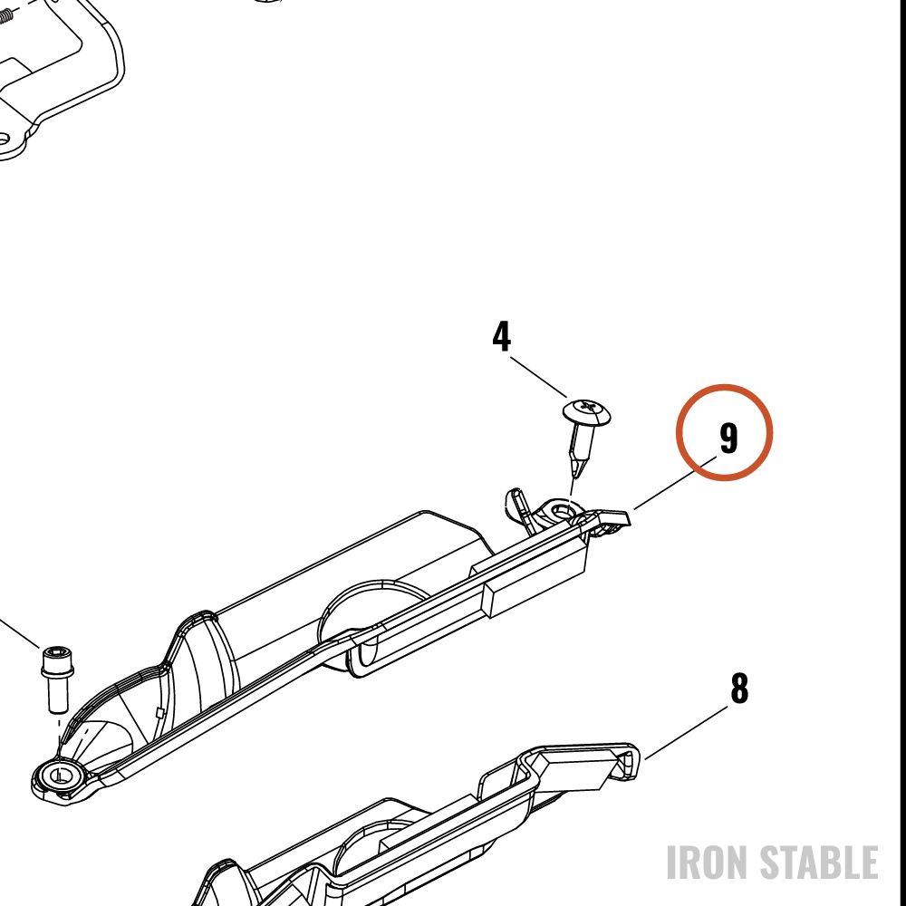 Harley-Davidson Bracket, Elec Mt, Upr Crss Mem Cadd