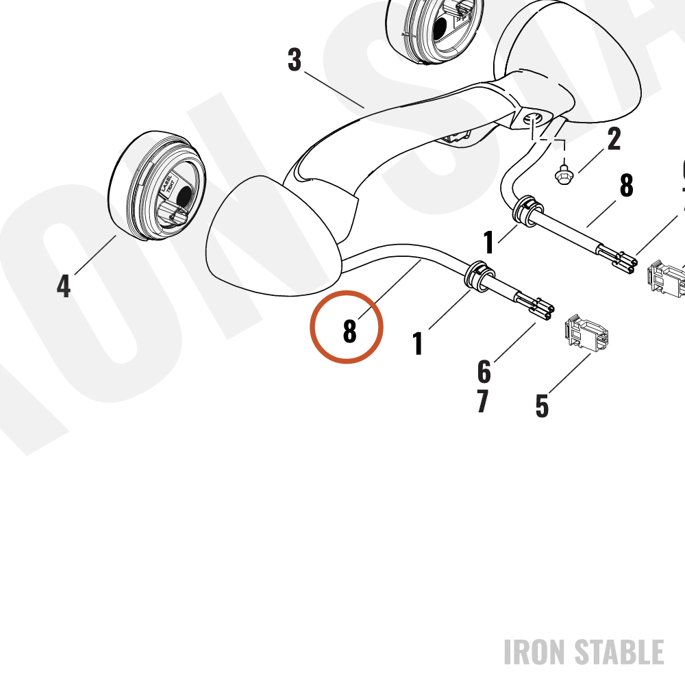 Harley-Davidson Harness, Wire, Assembly, 2 Wire, 1