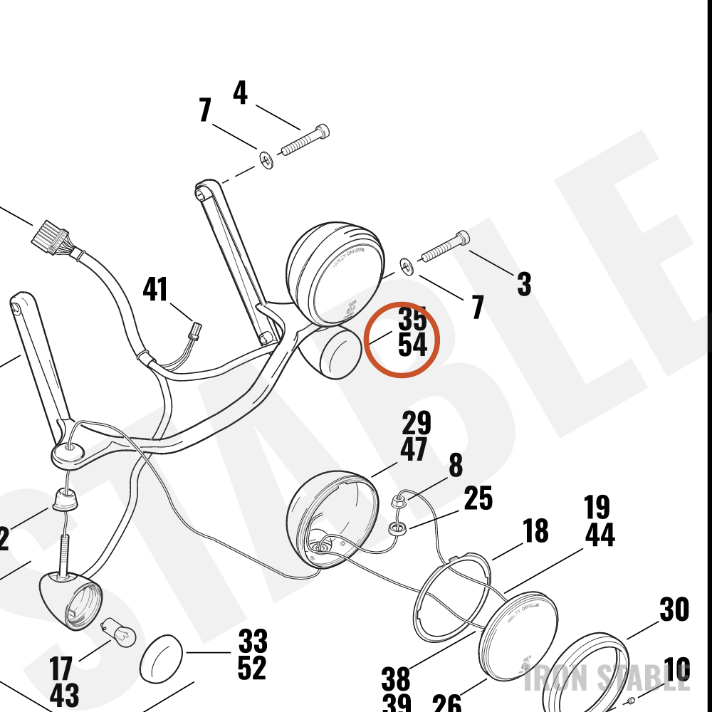 Harley-Davidson Turnsignal Assembly, Lh/Front/Hdi