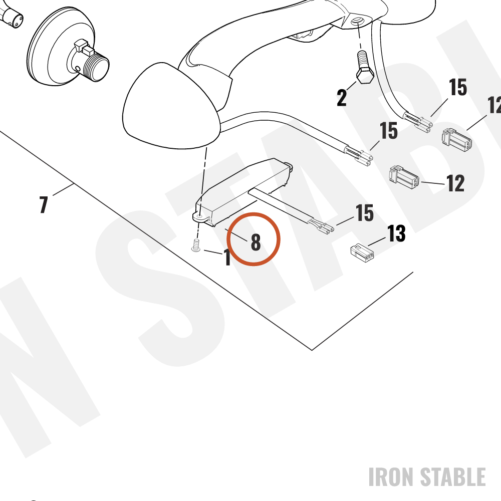 Harley-Davidson Light Assembly W/Lens, Hdi
