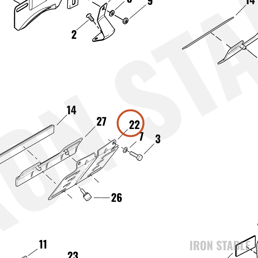 Harley-Davidson Bracket, Lic'se Plate/Pntd