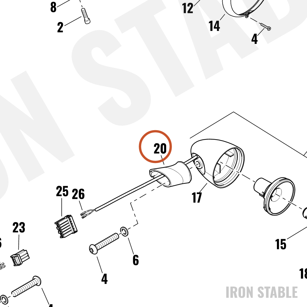 Harley-Davidson Turnsignal, X