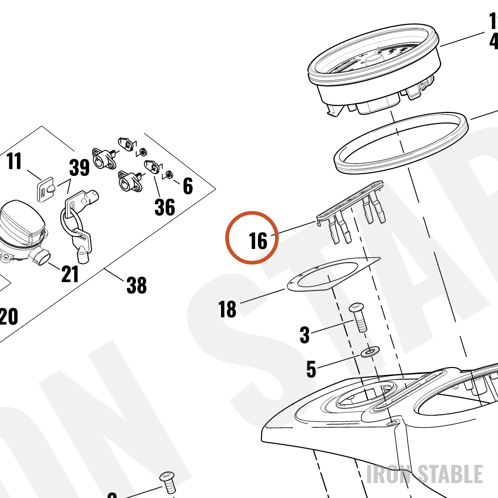 Harley-Davidson Bezel, Indicator