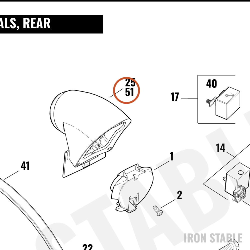 Harley-Davidson Taillight, X