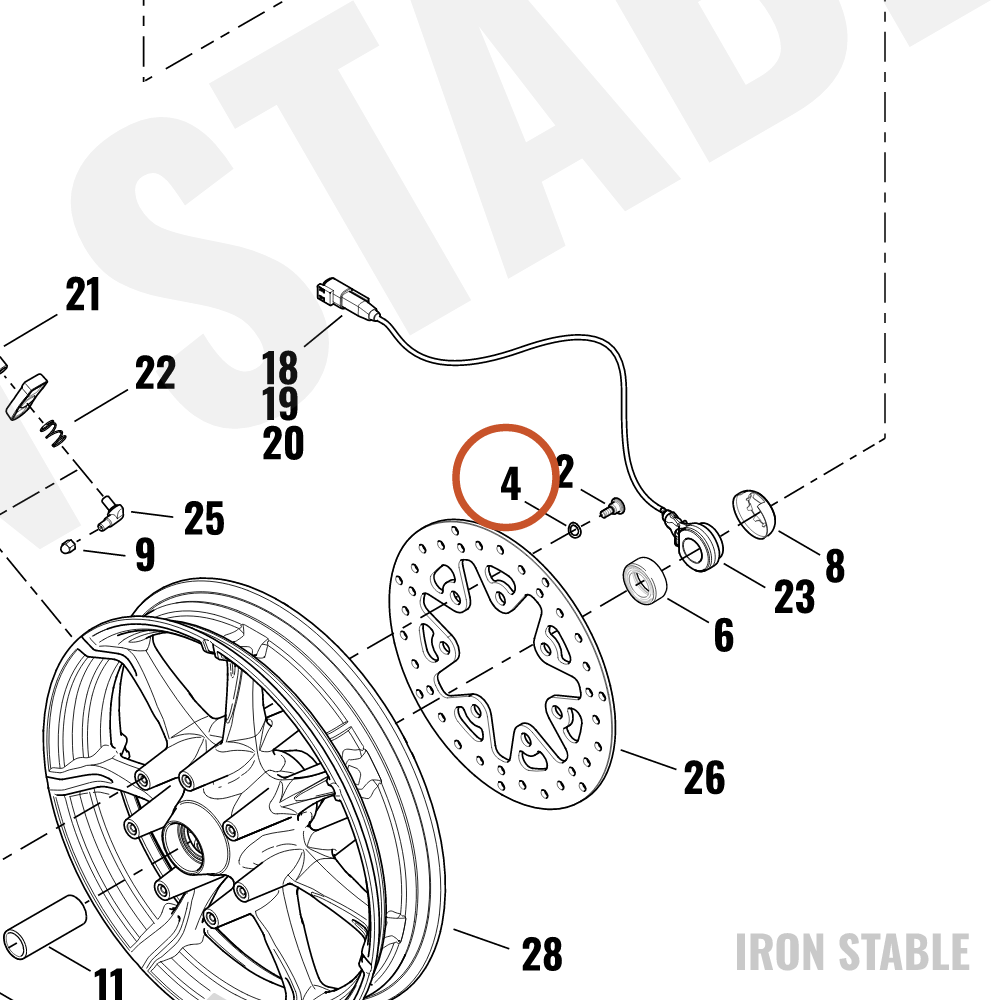 Harley-Davidson Washer Spring