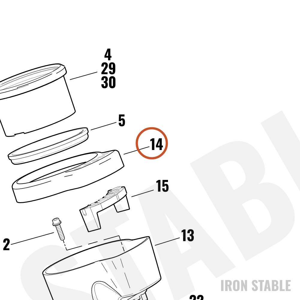 Harley-Davidson Bracket, Ring, Indicator, Spee