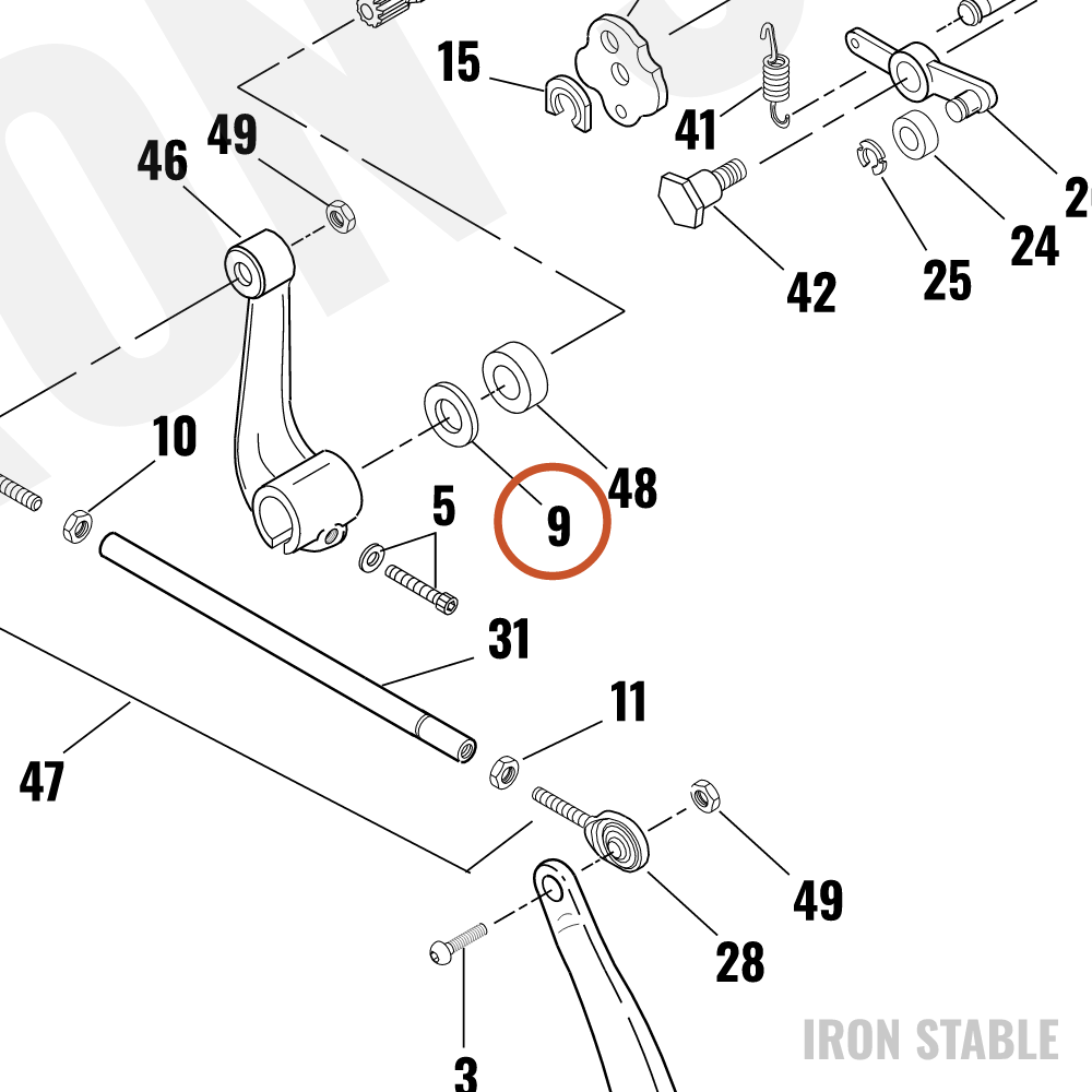 Harley-Davidson Washer Rubber