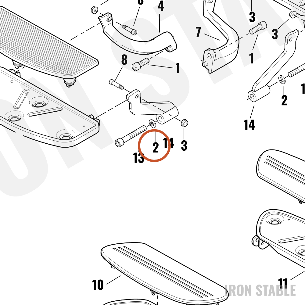 Harley-Davidson Lockwasher, Regular