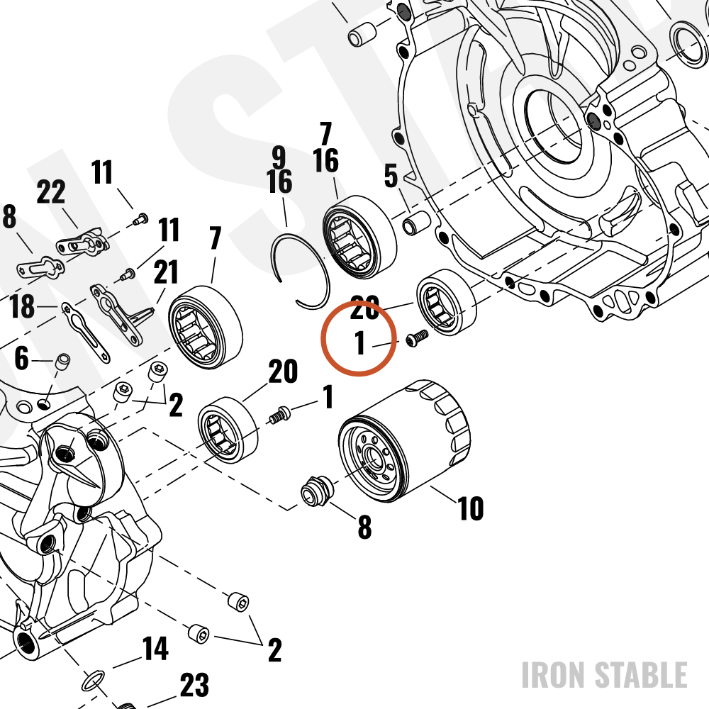 Harley-Davidson Screw, X