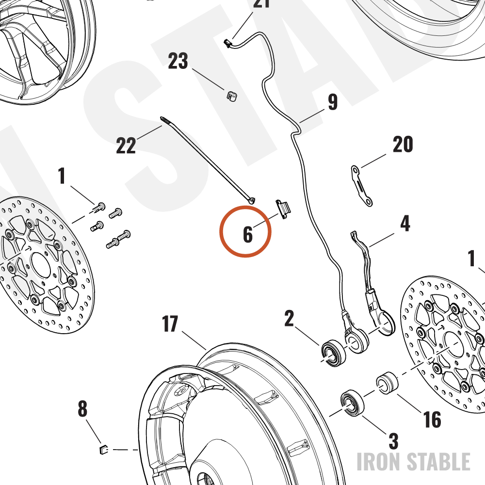 Harley-Davidson Wire Harn Sub-Component, X