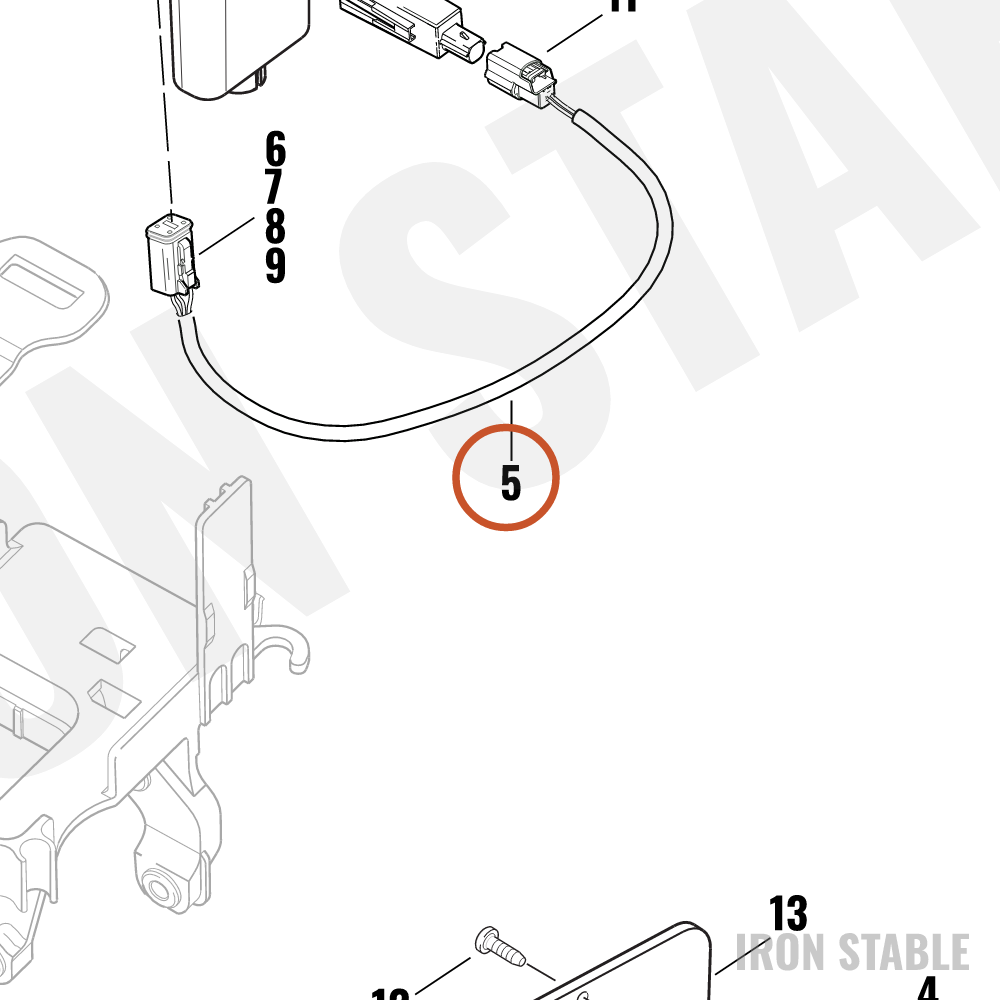 Harley-Davidson Harness, Hands-Free Sec Mod, Ant