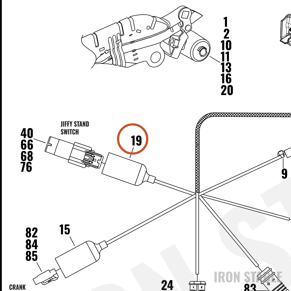 Harley-Davidson Boot, Jfystnd Sensor
