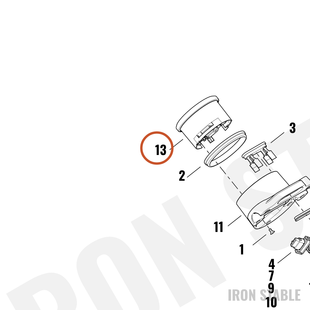 Harley-Davidson Speedo, 4/Mph/Calib, S-S