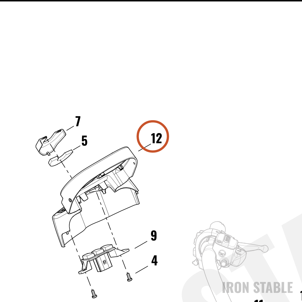 Harley-Davidson Instr, Cluster/Speedo, X