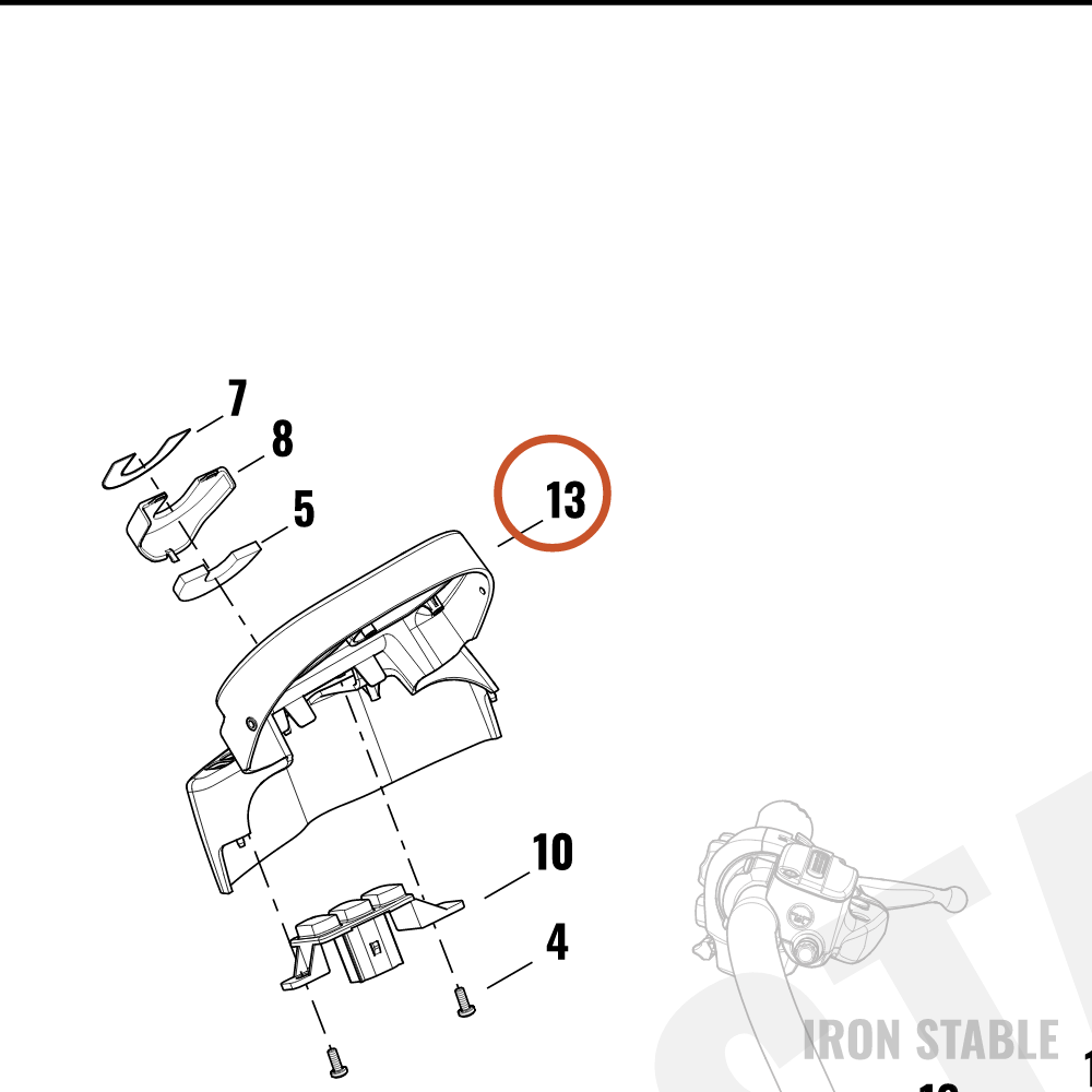 Harley-Davidson Instr, Cluster/Speedo, X