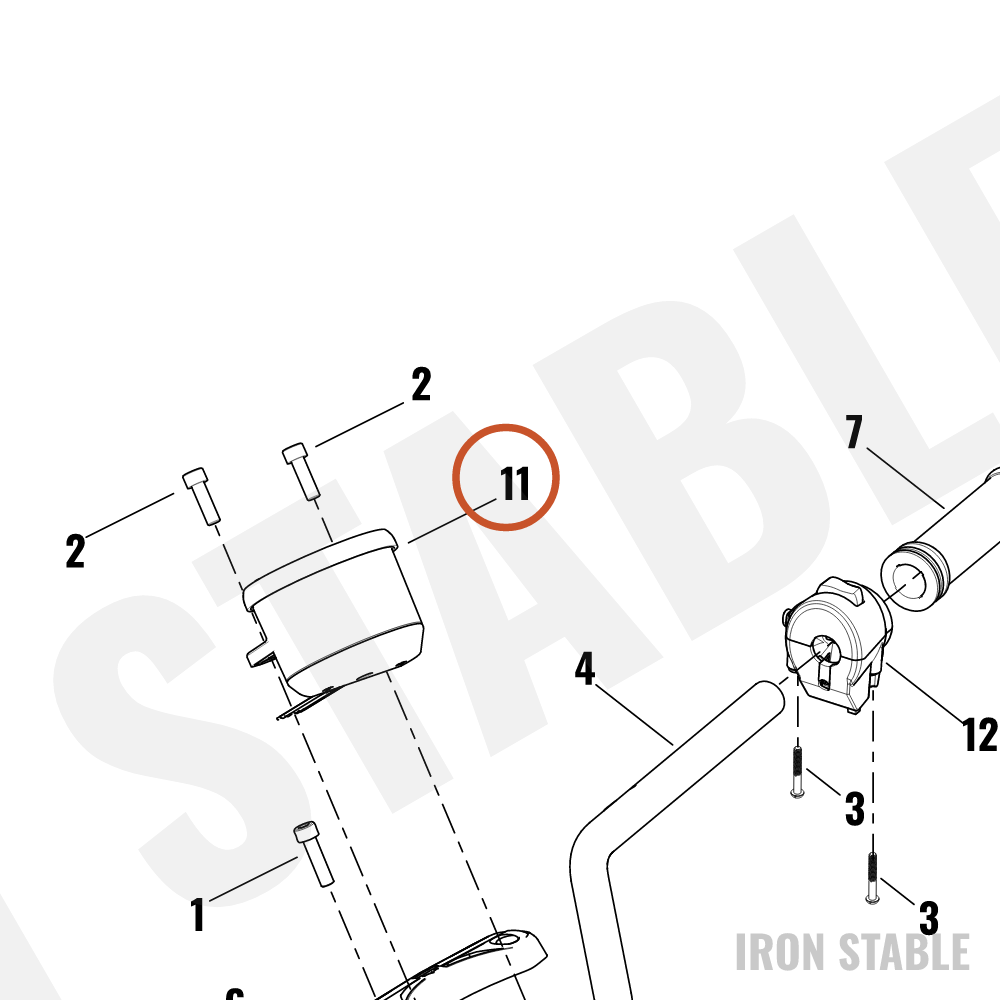 Harley-Davidson Instr Cluster, Km/H