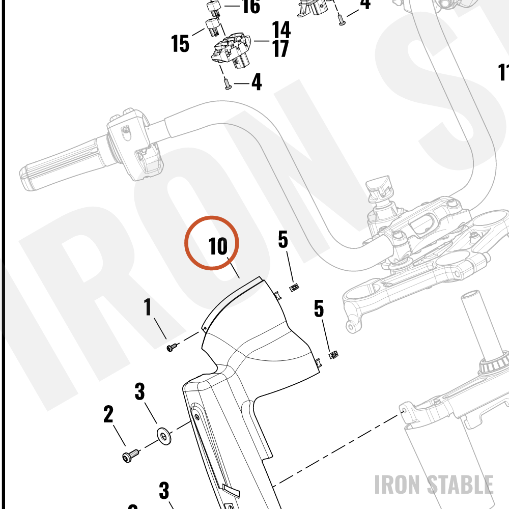 Harley-Davidson Instr, Cluster/Speedo, X