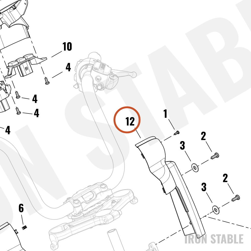 Harley-Davidson Instr, Cluster/Speedo, Hsg, Lh, Sl