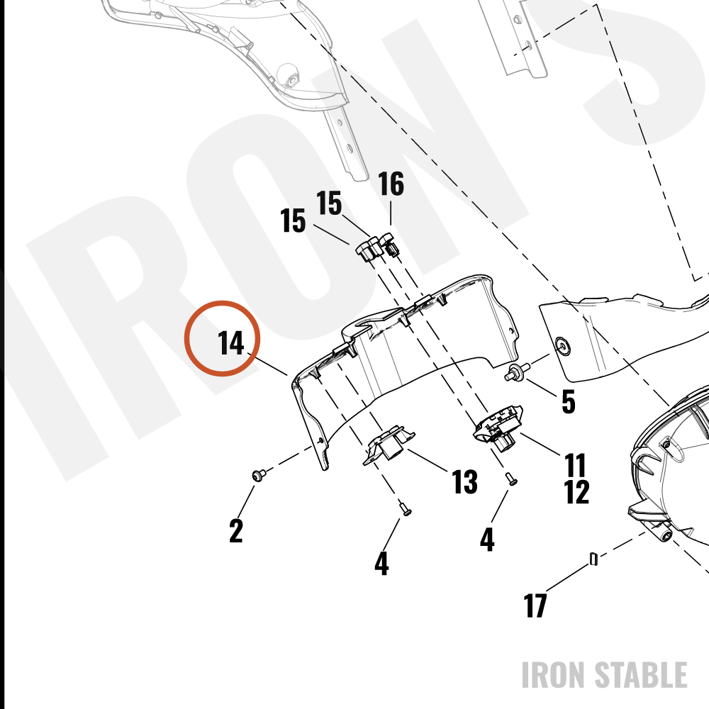 Harley-Davidson Dash Panel, Sld