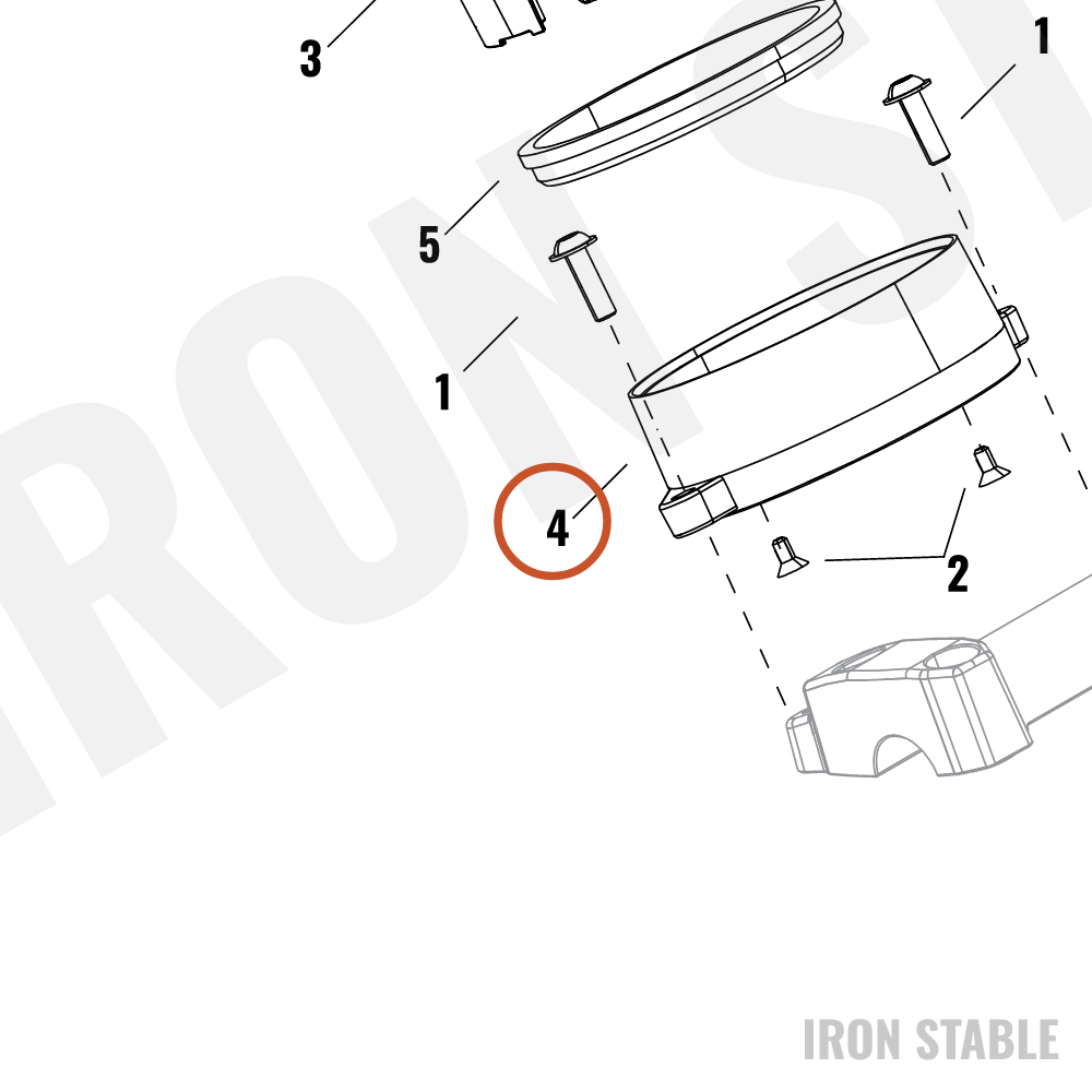 Harley-Davidson Instr, Clstr, Housing