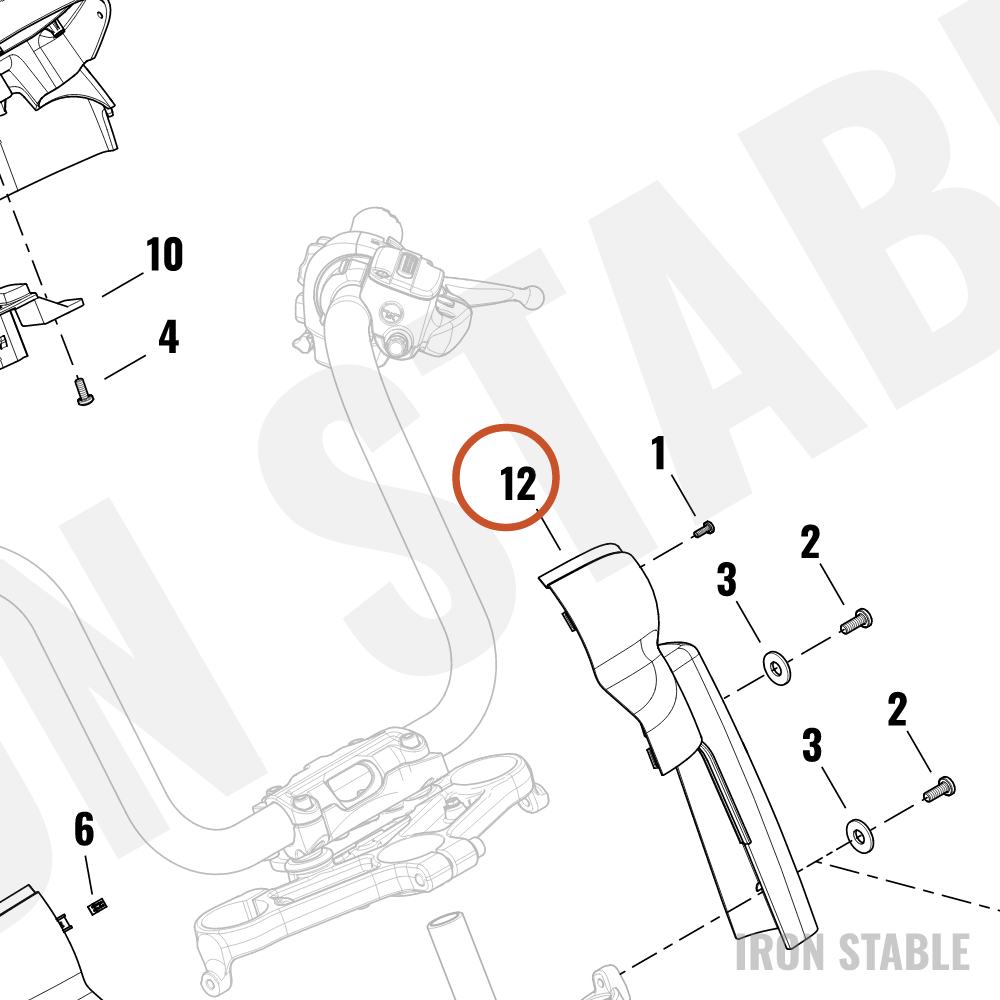 Harley-Davidson Instr, Clstr, Hsg, Lh