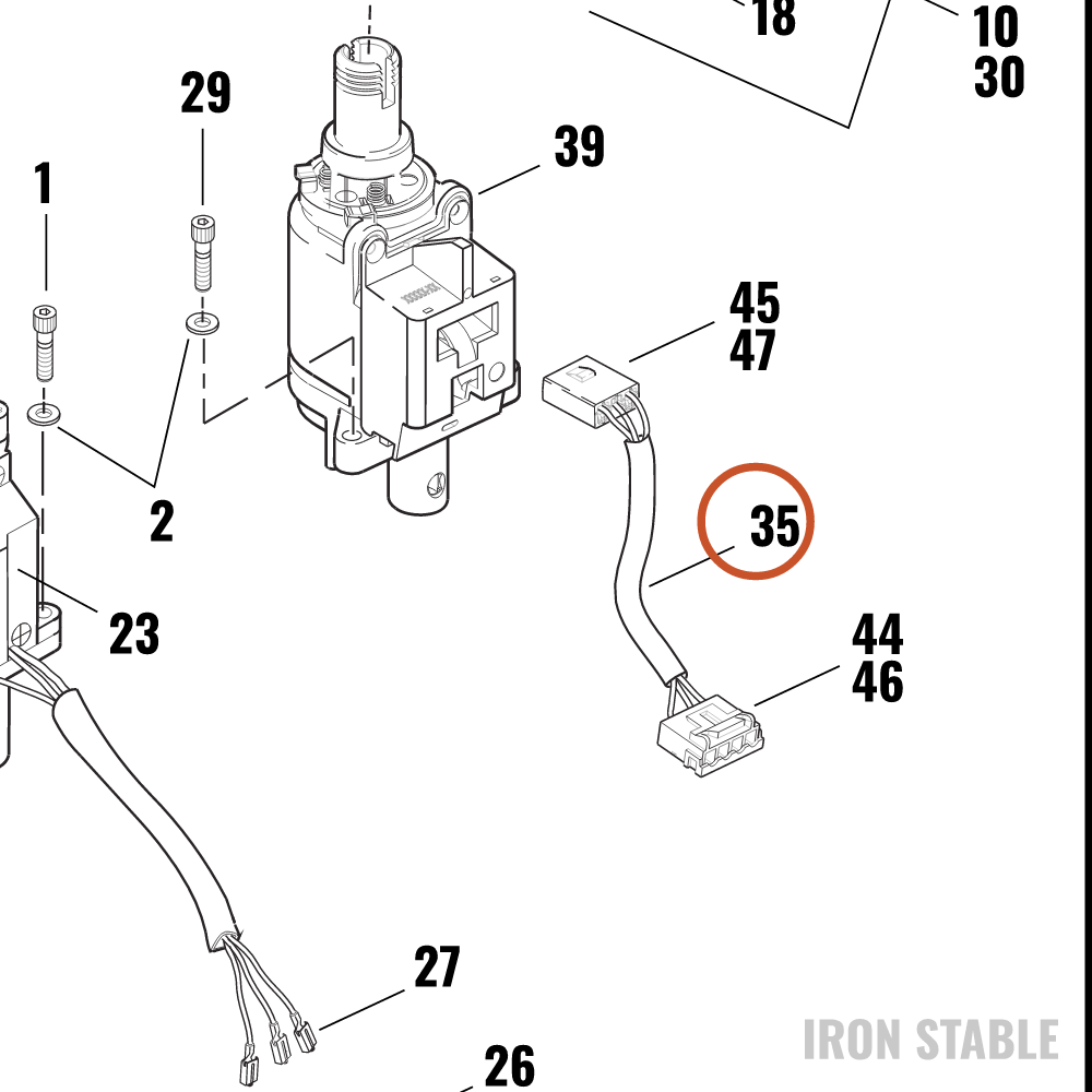 Harley-Davidson Harness, Ign Switch/Jumper, Hdi