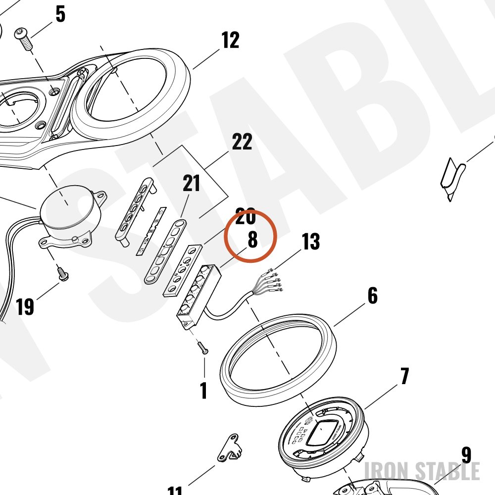 Harley-Davidson Harness Assembly, Indicator