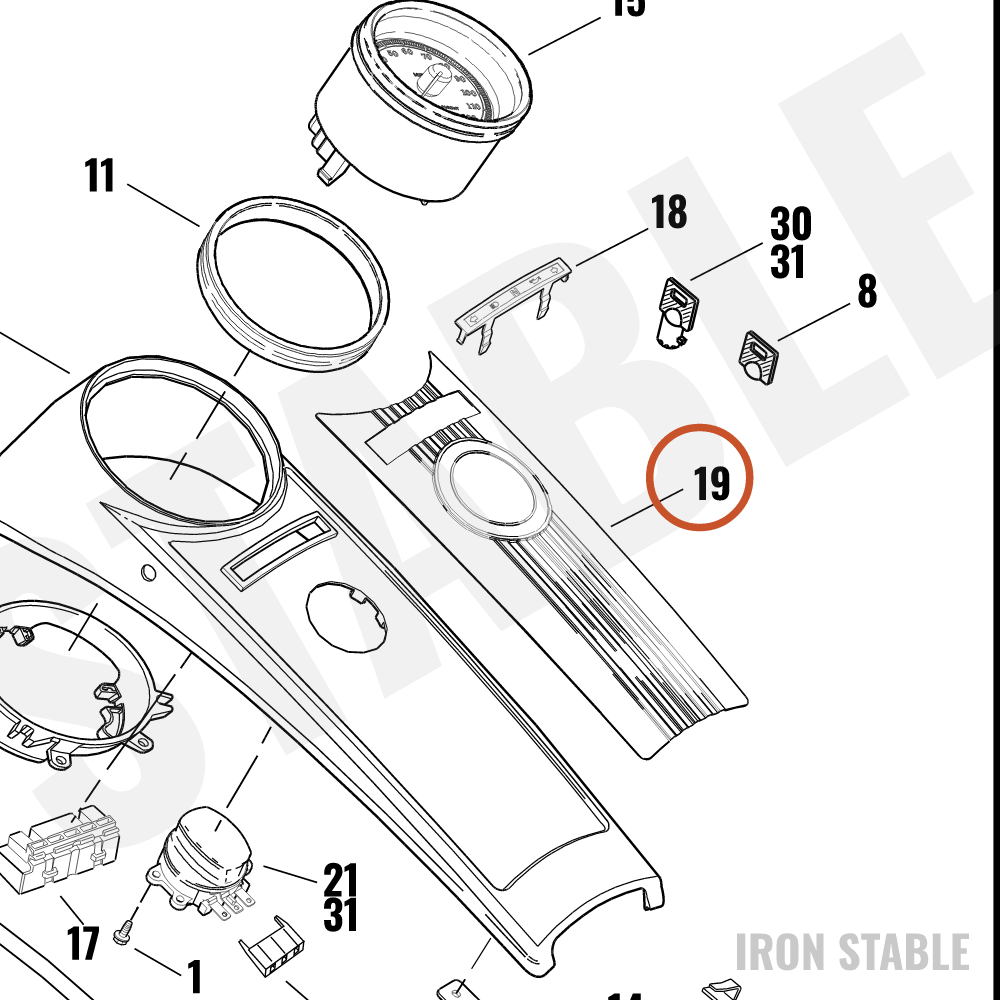 Harley-Davidson Insert, Console