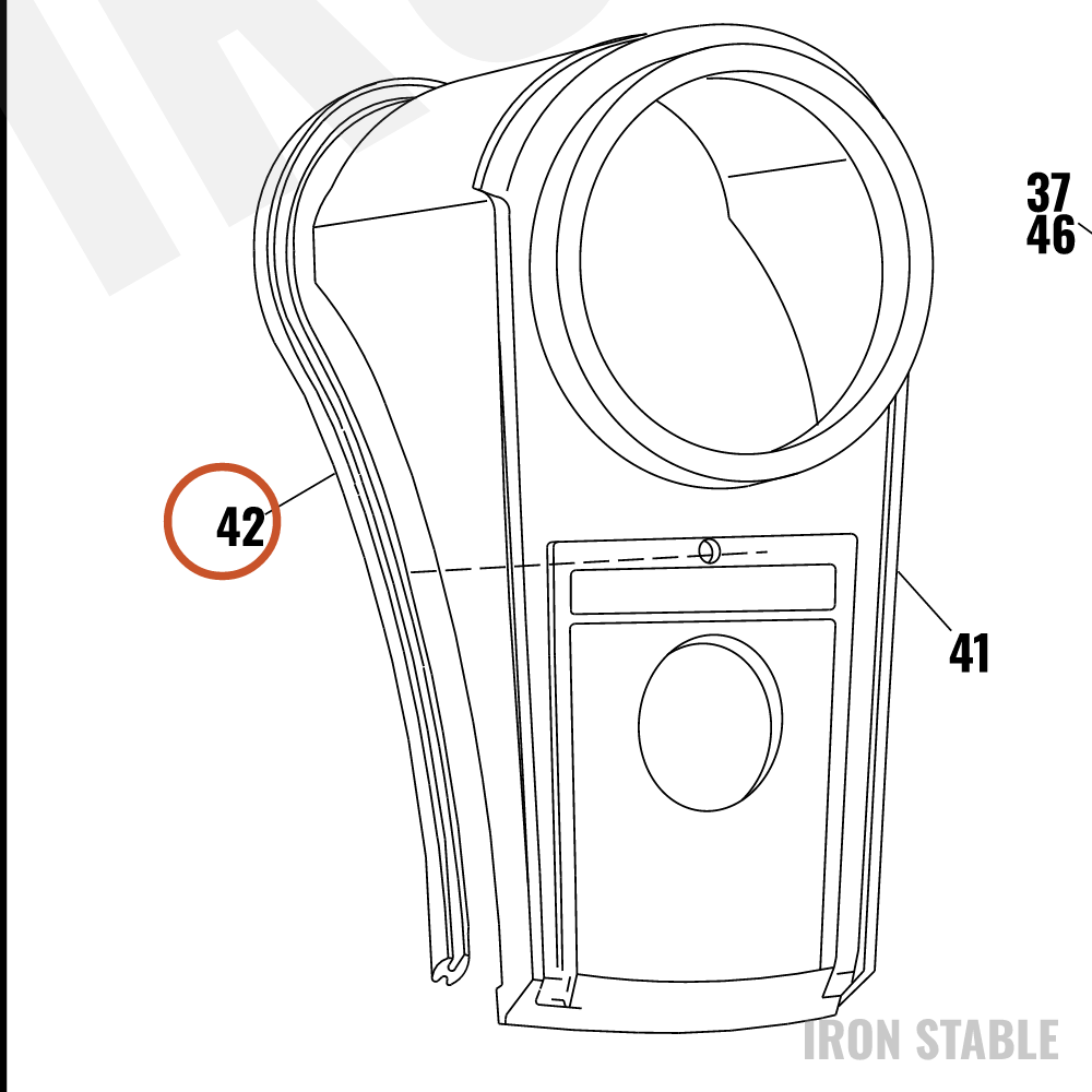 Harley-Davidson Gasket, Instr Panel