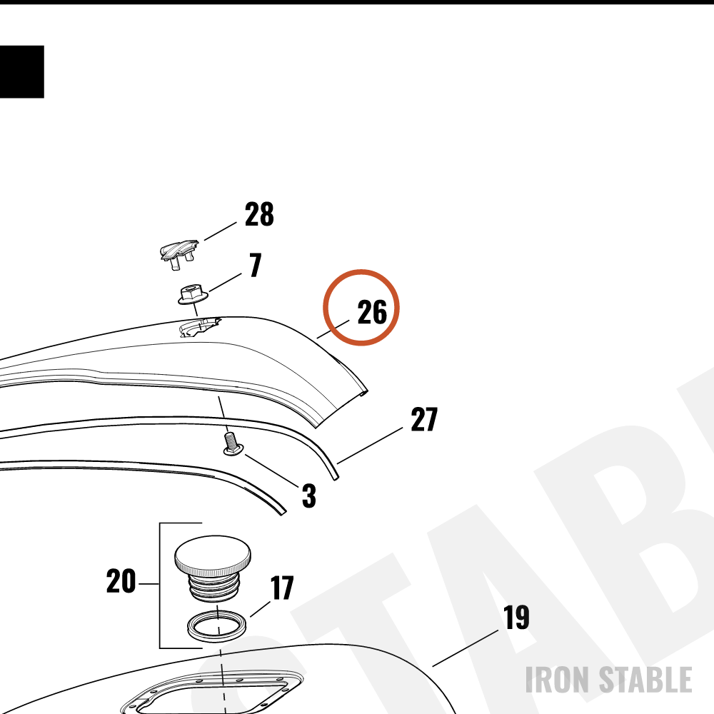 Harley-Davidson Console, F'tank