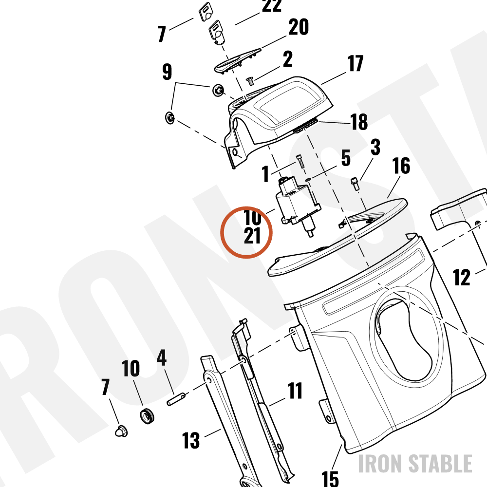 Harley-Davidson Ign Switch, Console, Lock Set