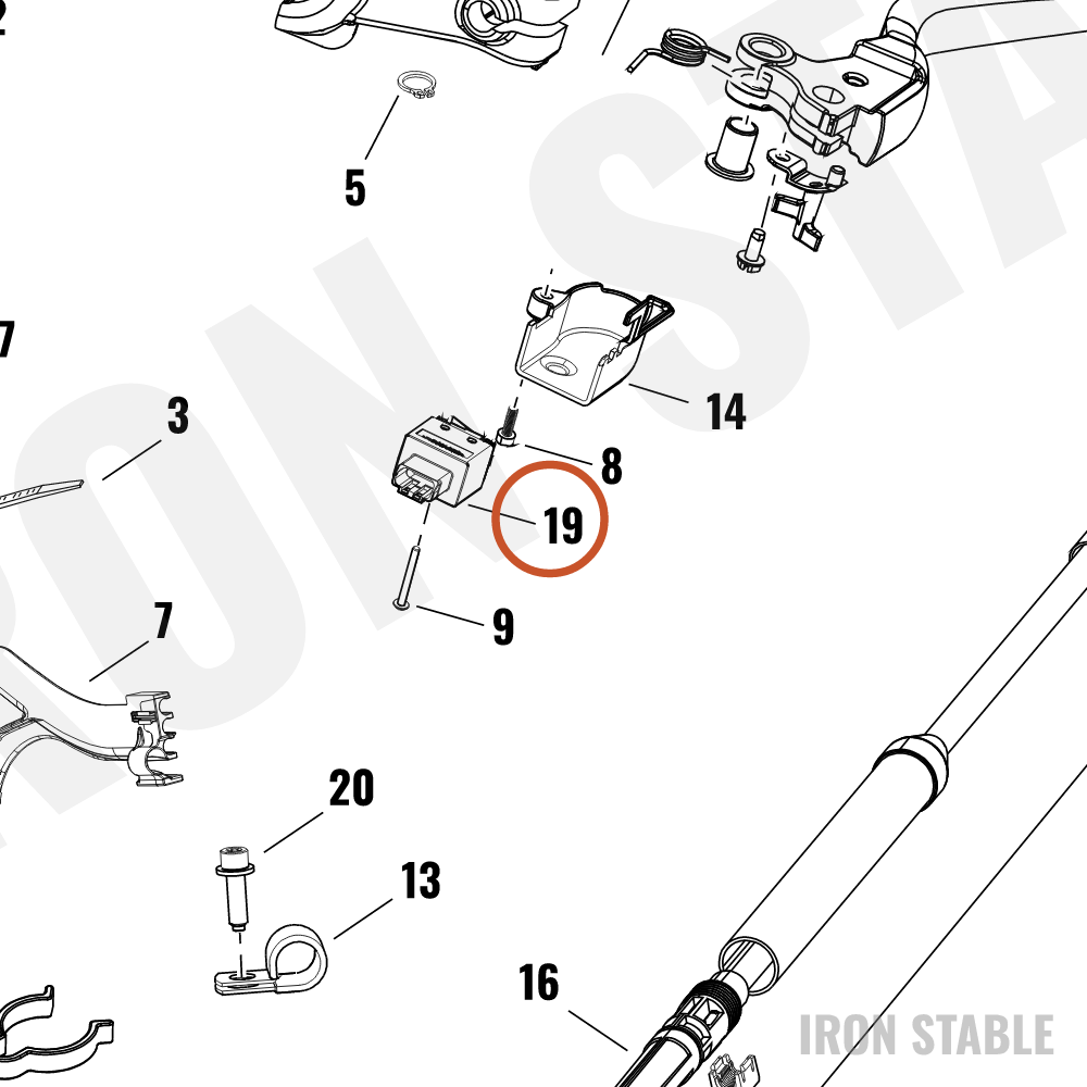 Harley-Davidson Switch, Mech, Clutch Lever Posit