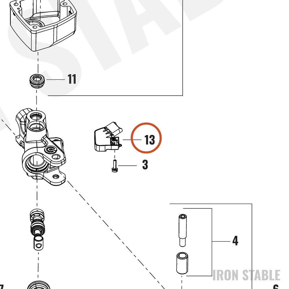 Harley-Davidson Switch, Mech, Brake Lvr