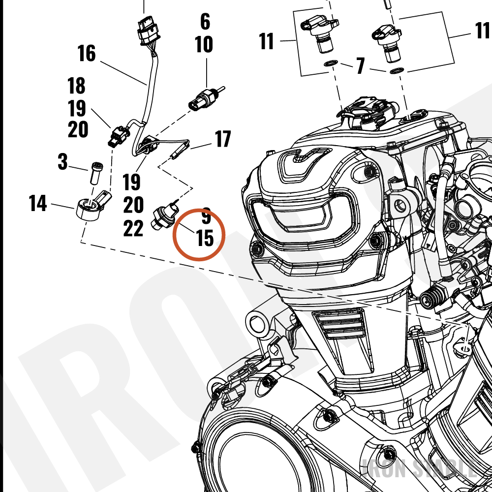 Harley-Davidson Switch, Press, Engine Oil