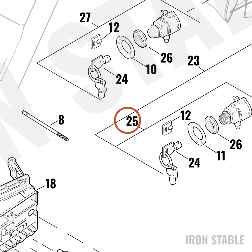 Harley-Davidson Fork Lock (Req Keycode)