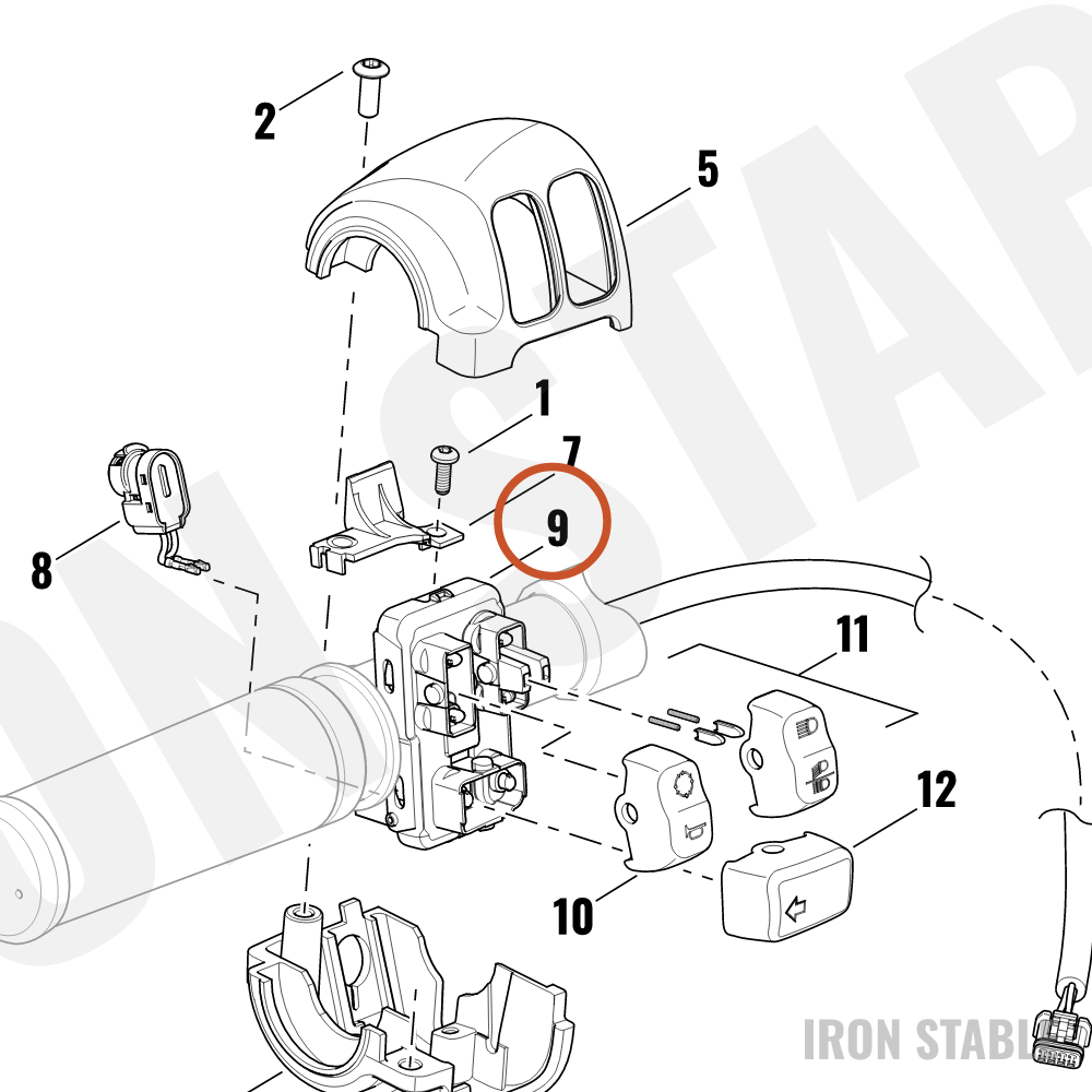 Harley-Davidson Hand Cont/Swgr, X