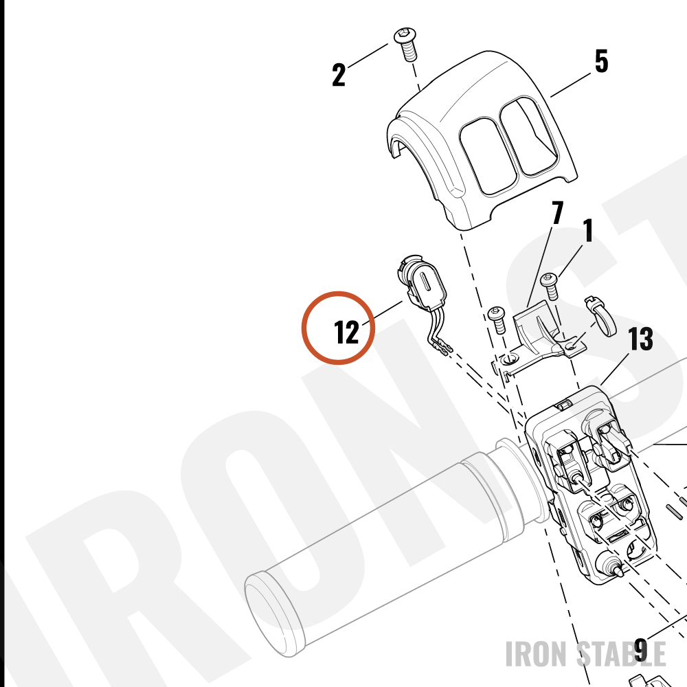 Harley-Davidson Hand Cont, Switch, Clutch Hydrau