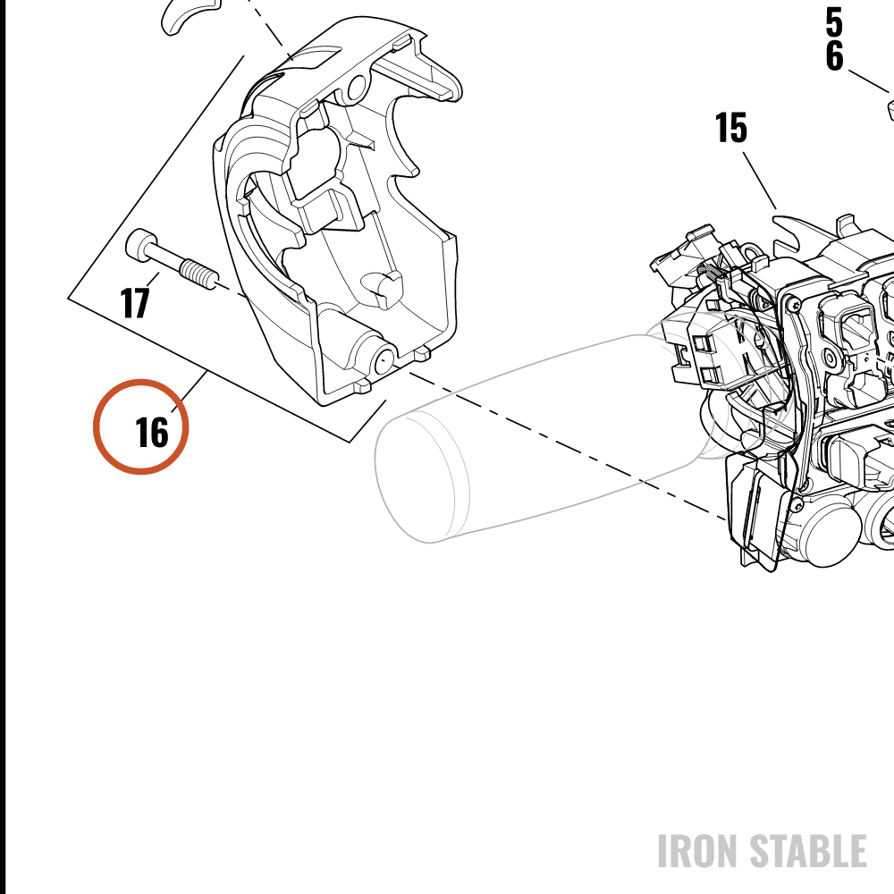 Harley-Davidson Hand Cont, Mach-Cover Assembly, Rh/R