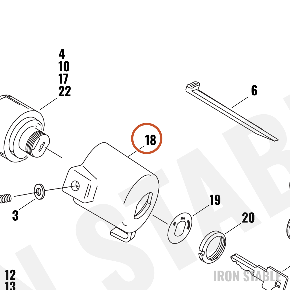Harley-Davidson Housing, Ign Switch
