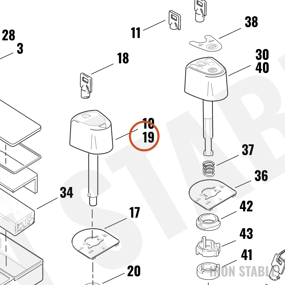 Harley-Davidson Knob Ign Sw (Req Keycode)