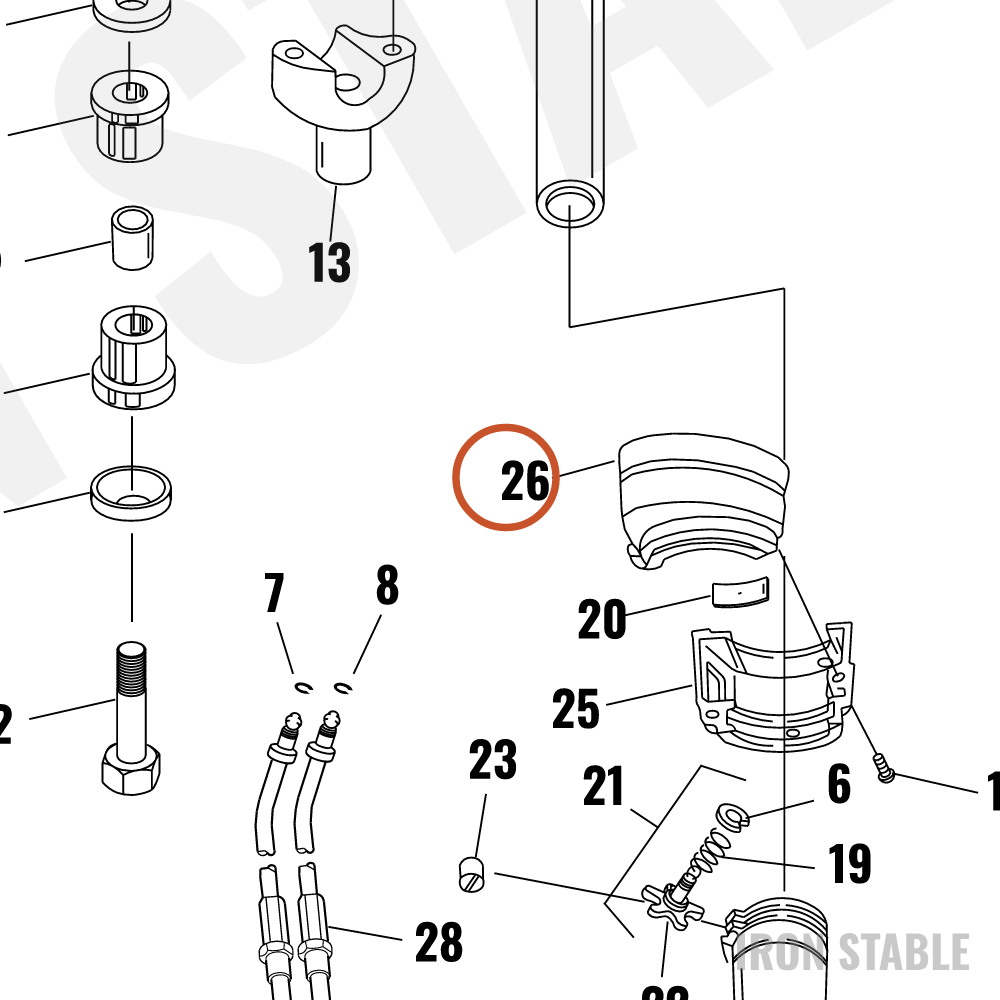 Harley-Davidson Housing, Switch, Rh, Upr/Black