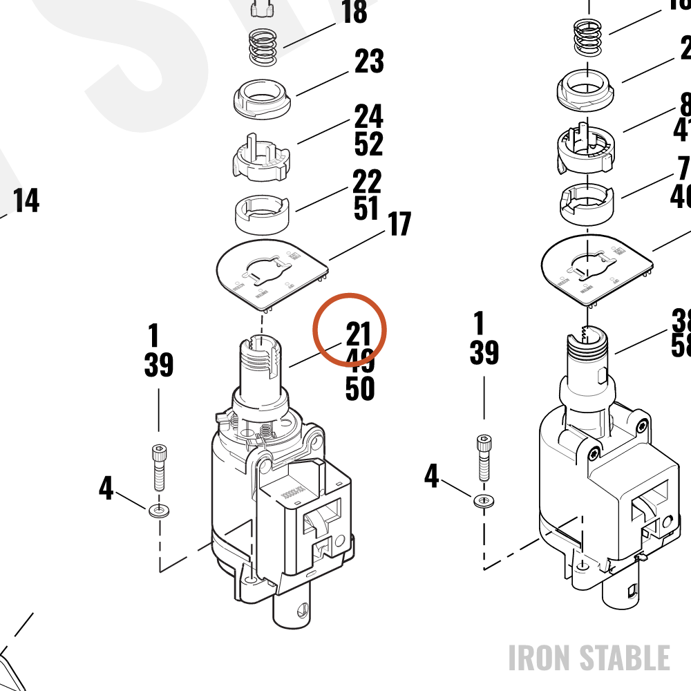 Harley-Davidson Housing, Ign Switch/Dom