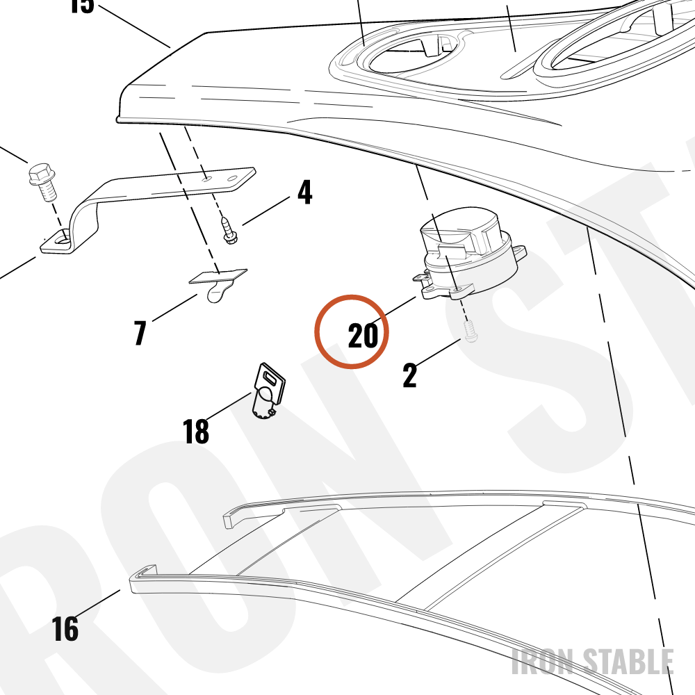 Harley-Davidson Ign Switch, W/Cvo Logo