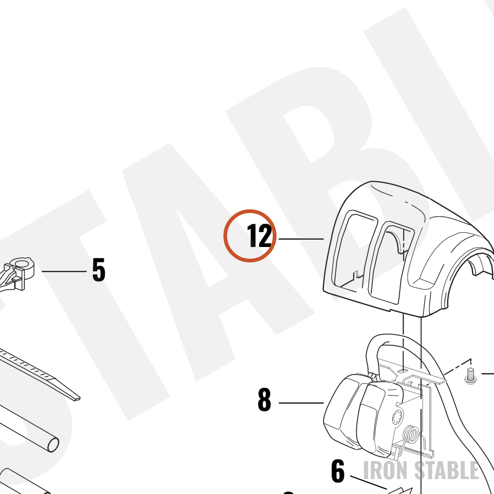 Harley-Davidson Chrome Switch Hsg, Upper Rt
